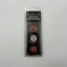 Wincraft Auburn Tigers Golf Hat Clip 2 Ball Markers Magnetic New Team Effort. Price: $11.99.