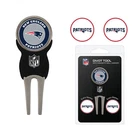 Team Golf Nfl New England Patriots Divot Tool With 3 Ball Markers. Price: $11.99.
