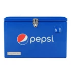 Pepsi 21-QUART Steel Hard-sided Portable Ice Chest Cooler W/ Bottle Opener New. Price: $180.64.