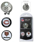 Chicago Bears Nfl Team Golf Cap Clip With 2 Magnetic Enamel Ball Markers New. Price: $14.85.