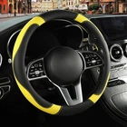 Binsheo Leather Steering Wheel Cover Breathable Anti Slip & Odor Free Black A... New. Price: $23.60.
