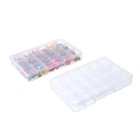 2 Pack Fixed 18 Grids Clear Plastic Compartment Container Case, Transparent O... New. Price: $29.59.