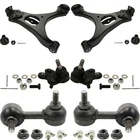Moog Front Lower Control Arm Ball Joints Sway Bar Kit 6PC For Honda Civic Non Si New. Price: $299.95.