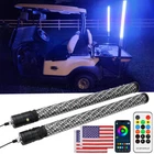 2FT Fat Led App Control Antena Rgb Whip Light For Club Ezgo Golf Cart Kart New. Price: $135.05.