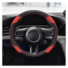 Car Steering Wheel Cover, 15 Inch Universal Leather Red New. Price: $16.19.