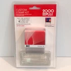 2000 Plus Printer 30 Custom Stamp Kit #031557 Black Ink 7/8" X 3/4" Imprint New. Price: $19.99.