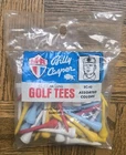 Full Unopened Bag Of Vintage M&r Billy Casper Extra Long Golf Tees, BC-43 Usa New. Price: $10.50.