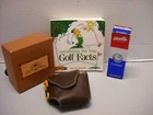 Tommy Bahama Leather Golf Caddy Maxfli Noodle Ball & Facts Book Fathers Day Gift New. Price: $59.95.