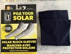 New Pga Tour Golf Solar Block Sleeves Navy S/m Nwt. Price: $14.90.