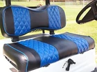 4PCS Black Blue Golf Cart Seat Cover Diamond Stitching For Club 2000.5-UP New. Price: $159.00.
