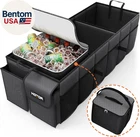 Trunk Organizer, Sturdy Foldable With Cooler For Car & Suv, 3 Compartments, Blac New. Price: $50.57.