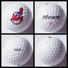 Vintage Cleveland Indians Chief Wahoo Logo Pinnacle Gold #4 Golf Mlb 1-BALL Used. Price: $12.73.