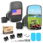 10L0L Golf Cart Side Mirrors No-drilling Universal Fit For Yamaha/club Car/ezgo New. Price: $32.63.