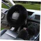 Fashion Fluffy Steering Wheel Covers For Women,steve Yiwu Warm Long Hair Black New. Price: $26.29.