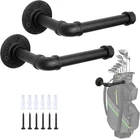 Bijun Wall Mount Golf Bag Storage Rack, Space Saving Garage Home Organizer Fit New. Price: $32.05.