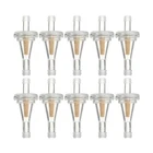 Hzel 10PCS 1/4" Car Fuel Filters, Clear Small Vehicle Engine Inline Yellow New. Price: $10.69.