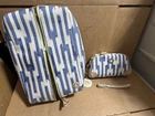 Lot Spartina Canvas Woman Golf Shoe Bag & Wristlet Makeup - Read New. Price: $84.99.