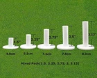 Rubber Golf Tees Pack Mixed Sizes 1.5 To 3 1/8 Mat Use New. Price: $12.99.