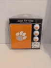 Clemson Tigers Ultimate Golf Set Deluxe Towel, Three Balls And Tees New. Price: $14.88.