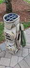 Golf Cart Bag Crospete Beige Shoulder Strap Rain Cover Cooler Pocket All Zip... Pre-owned. Price: $49.00.
