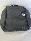 Footjoy Nylon Golf Shoe Bag Double Pull Zipper Dark Gray Charcoal Color Fj New. Price: $18.45.