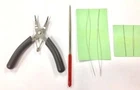 Beader Bent Nose Plier (flat Teeth) + Reamer & 4 Big Eye Beading Needles New. Price: $6.06.