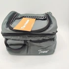 Tirrinia Lunch Bag Insulated Cooler Gray And Black Multiple Compartments Nwt New. Price: $14.50.