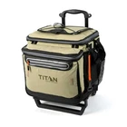 Titan Deep Freeze 60 (50+10) Can Wheeled Cooler - Collapsible Rolling Wit New. Price: $102.79.