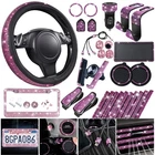 Car Pass 30 Pcs Bling Pink For Women, Steering Wheel Covers Set... New. Price: $79.84.