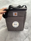 New Carhartt Signature Series Vertical Cooler Gray 8.5X11X6. Price: $11.00.