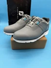 Footjoy Sl Sport Men's Golf Shoes Spikes Waterproof Gray/blue Us 7.5 Wide New. Price: $49.90.