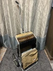 Vintage Club Squire Pull Along Caddy Golf Bag, Tan/dark Brown Pre-owned. Price: $250.00.
