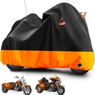 Tokept Motorcycle Cover, Outdoor Waterproof Vehicle Trike, Black&orange New. Price: $50.86.