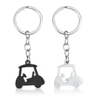 Mikovivi 2PCS Golf Cart Keychains, Zinc Alloy Pendant Medium, White, Black New. Price: $8.90.