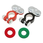 Hzel 2PCS Car Battery Terminal Connector, Aluminum Alloy 1PAIR, Black/red New. Price: $9.99.