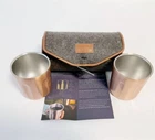 New High Camp Firelight Flask 375 Stainless Steel With Box And Bag. Price: $188.48.