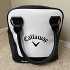 Callaway Chrome Soft Golf Shag Bag Cooler Black White Carry Handles Pre-owned. Price: $94.95.