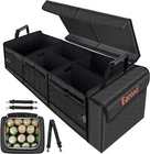 Earond Large Trunk Organizer With Portable Leakproof Cooler, Grey New. Price: $88.02.