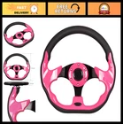 Universal Pink Golf Cart Steering Wheel - Fits Yamaha Ezgo Rxv Txt, Club Ds New. Price: $71.99.