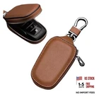 Yourkar Car Key Case, Genuine Leather Auto Fob Storage Bag, Chain Brown New. Price: $10.97.
