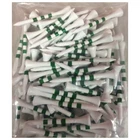 2 3/4" Wooden Golf Tees With Height Indication Stripes - Pack Of 100 New. Price: $26.08.