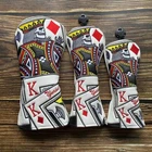Premium Poker King Skull Golf Driver Cover Fairway Wood Hybrid Head New. Price: $73.99.