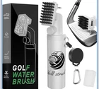 Pro Golf Club Cleaner - 4OZ Water Bottle With Groove & Retainer White New. Price: $22.99.