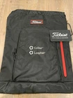Titleist Players Sack Backpack Travel Bag Drawstring Black/red New. Price: $82.45.