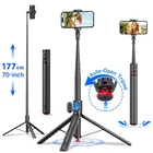 70" Automatic Pop-up Selfie Stick Tripod With Remote Extendable Cell Phone Stand New. Price: $26.75.
