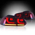Cherry Red Led Tail Lights For Volkswagen Golf MK6 2010-2014 Rear 4PCS New. Price: $236.63.