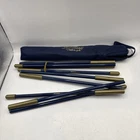 Titleist Alignment Sticks Rods With Vinyl Zipper Case Blue And Gold Vintage Used. Price: $39.89.