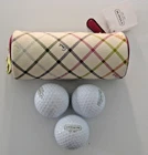 Coach Brand Designer Balls & Case Golfer Gift Set New Clip Zipper Accessory. Price: $149.95.