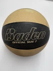 Baden Official Size 7 Basketball Black Tan Rubber Indoor Outdoor Used. Price: $16.99.