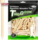 Thiodoon Tees Professional Natural Wood Pack 100, Golfing New. Price: $9.66.